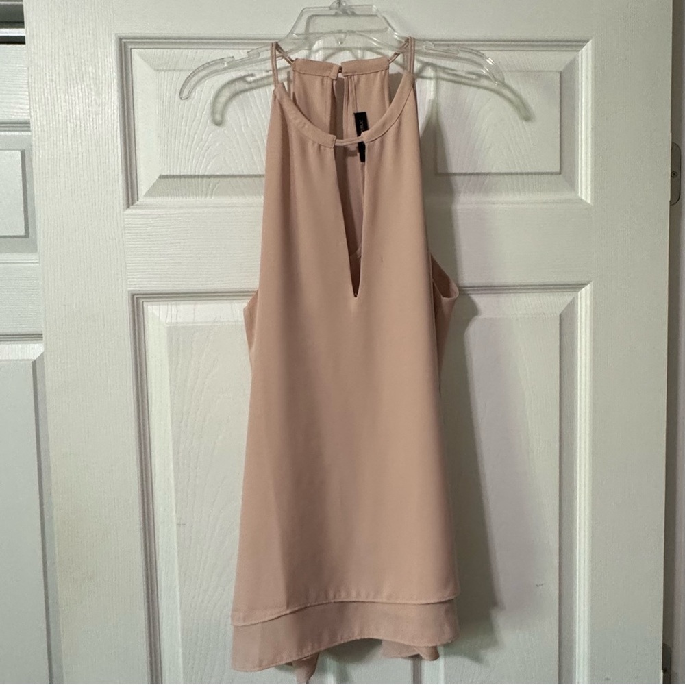 Banana Republic Blush Sleeveless Blouse